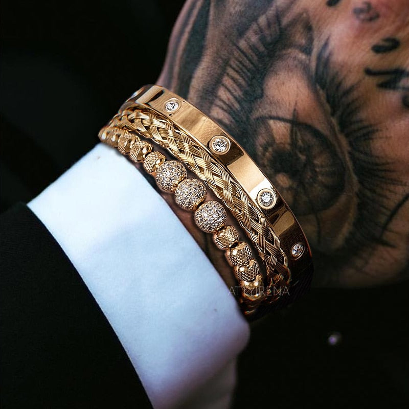 Men's Royal bracelet set